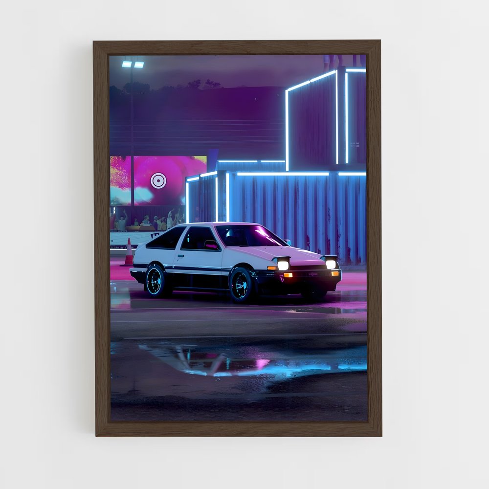 Poster Corolla ae magnifique – affiche Toyota (vue 5)
